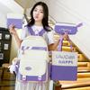 4-piece Set of Fresh Campus Backpacks for Girls High-quality Bags From Middle School Elementary School Cute and Lightweight Backpacks Bag