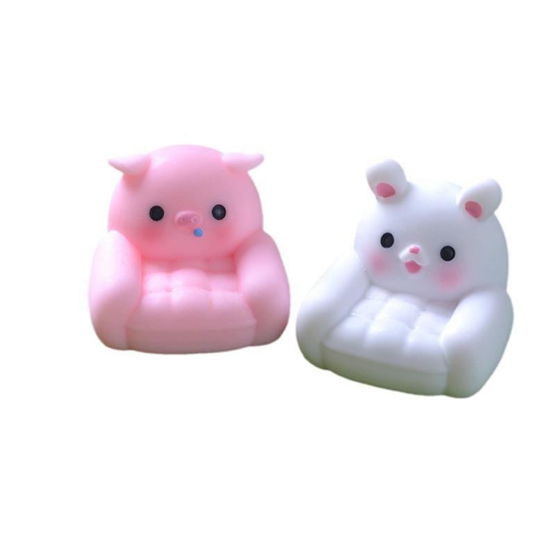 Resin Ornaments Exquisite Workmanship Hand-made Desktop Micro Landscape Animal Ornaments Smooth Durable Gift Sofa Decorations