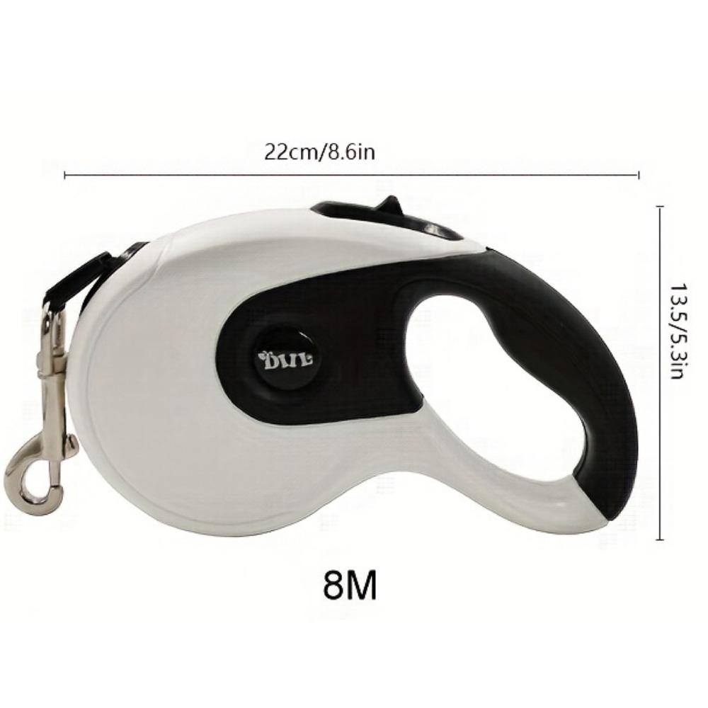 8M Retractable Dog Leash Durable Nylon Pet Walking Running Rope Long Automatic Flexible Puppy Dog Leashes Lead With Garbage Box Decoration