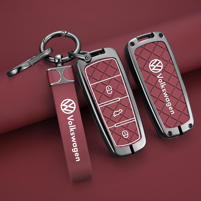For VOLKSWAGEN VW Bilnøkkelveske Deksel Holder Skall For Volkswagen VW CC Passat B6 B7 Passat 3C CC Maogotan R36 B5 B7L Beskytt Nøkkel