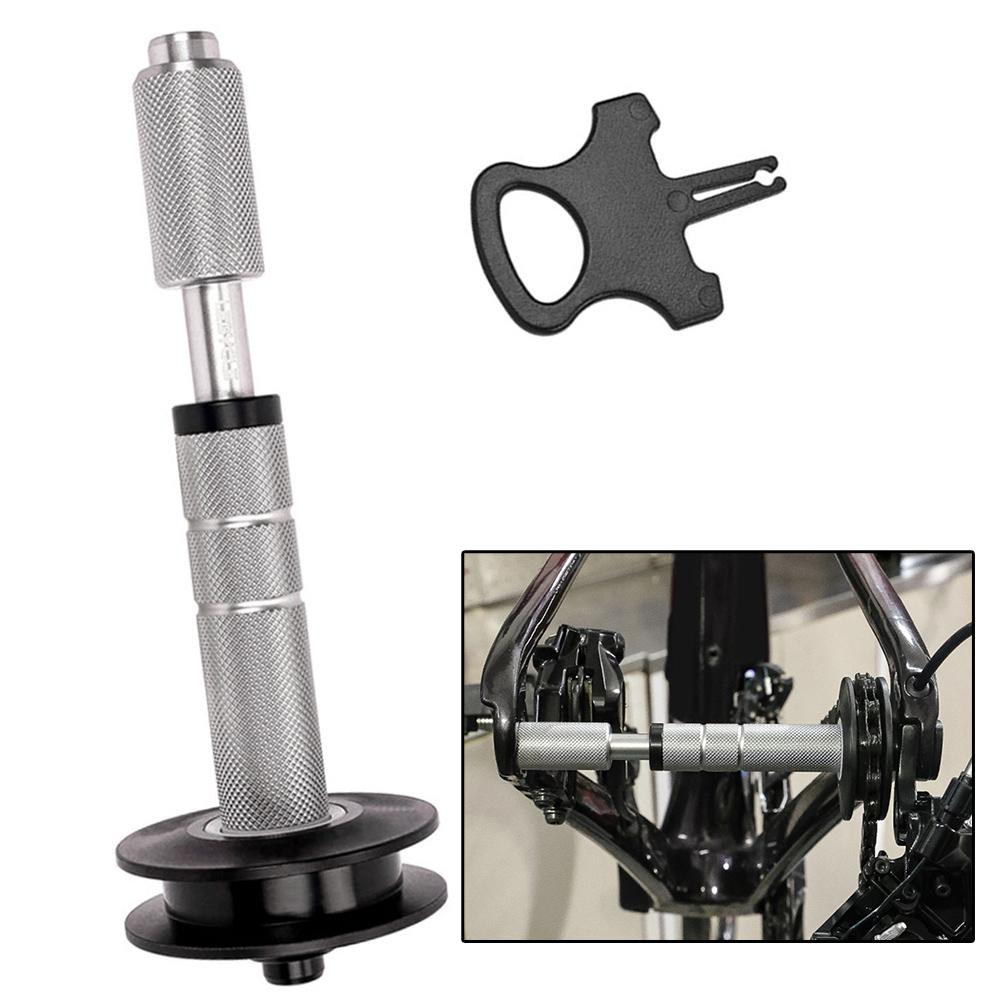 Bicycle Chain Cleaning Tool for 12mm Thru Axle with Smooth Rolling Action