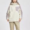 Li Ning BADFIVE Velvet Jackets Women's Bone White Hooded AFDR714-2