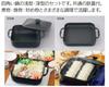 Iwachu Square Dimensions X X IH Nambu Pan, Black. (cm) 30.5 24.5 (H) 3.5 (shallow) / (H) 8.5 (deep). Compatible. 21700. Double-handled Pot. Ironware.