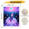 Disney Minnie Mouse Galaxy Musical Flower Digital Oil Painting Hand Painting Kit Diy Home Decoration