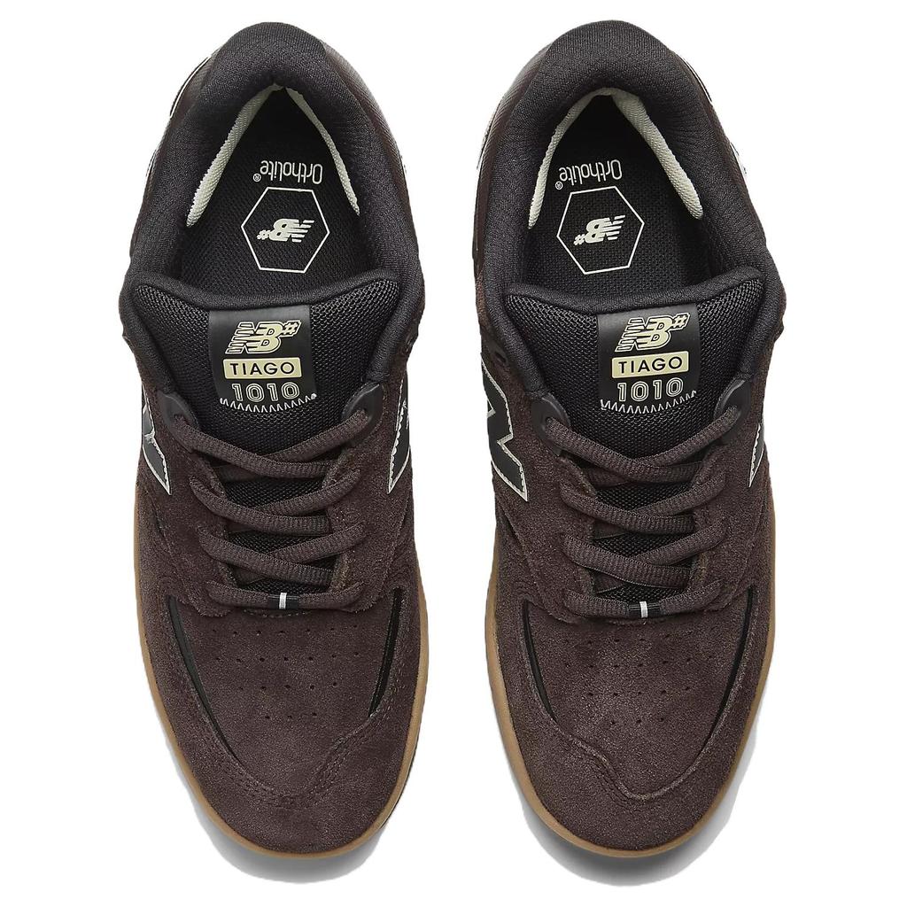New Balance Nb Numeric Tiago Lemos 1010 Mesh Leder Wildleder Mode Bequem Low-Top Skateschuhe Unisex Sneaker Braun NM1010BN