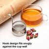 304 Stainless Steel Tea Coffee Strainer Filter With Base For Loose Leaf Tea Easy To Clean Kung Fu Tea Fine Mesh Tea Filter