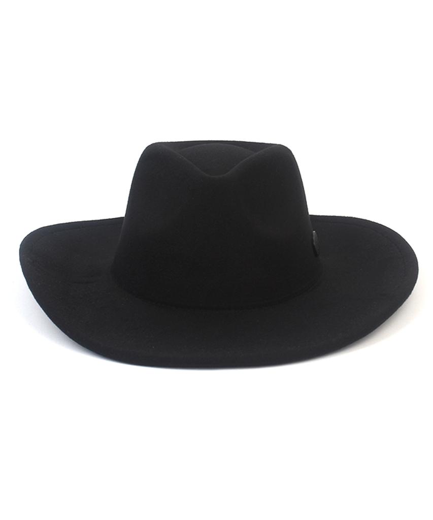 Yunibeosyeolkemiseuteuli Cowboy Wool Black Fedora Fedora
