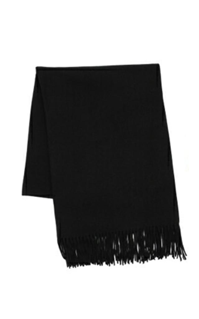 Little&More Women's Cashmere-Touch Stole/Scarf (Black)