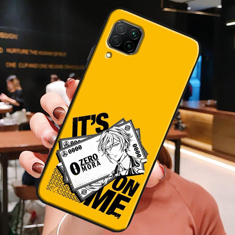 Zhongli Genshin Impact For Huawei Honor 50 8X 9X 10i P20 P30 P40 Lite Pro P Smart 2019 Nova 9 5T Phone Soft Cover