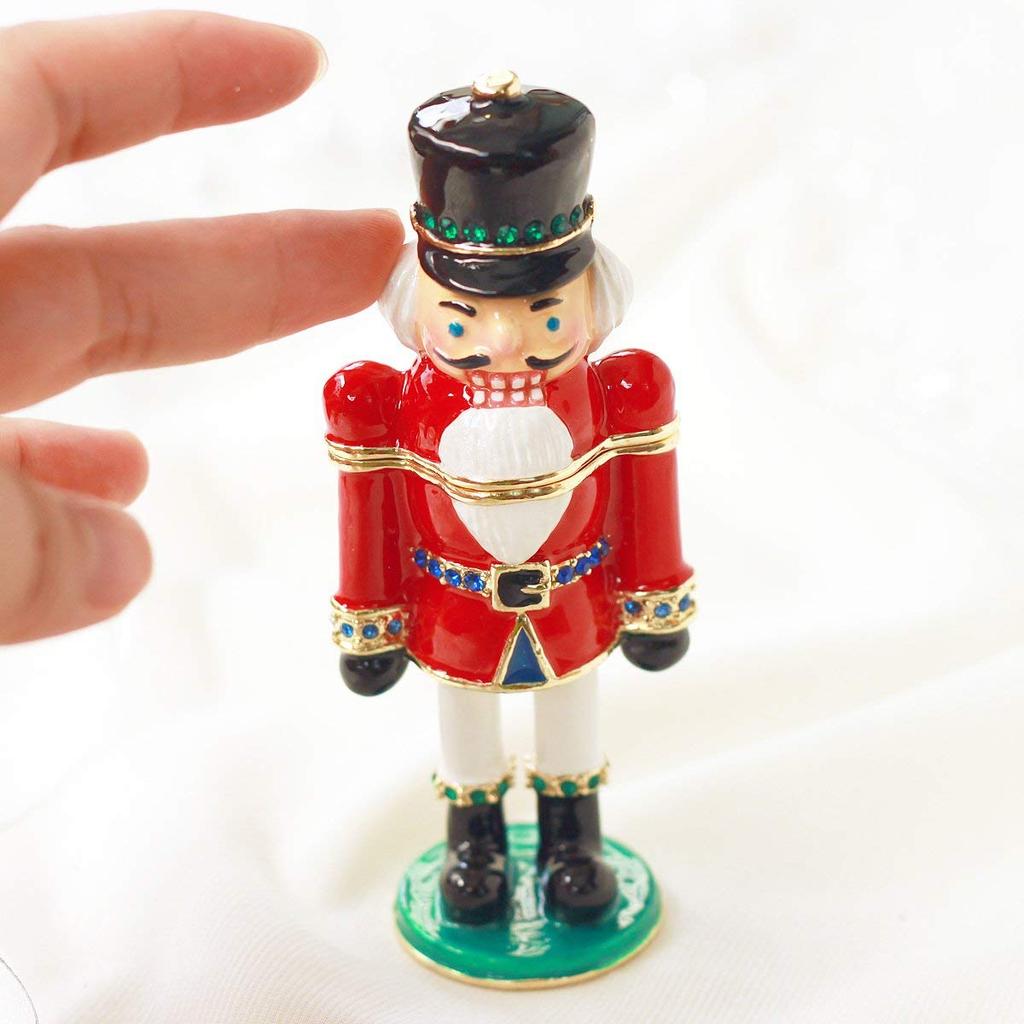 Piearth, the leading brand of crystal jewelry boxes, "Nutcracker" (ex529-1) [Pierce Direct Shop]