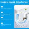 Jaysuing Drain Cleaning Powder 6pcs pipe unblocking dissolving powder drain cleaners powder Remove odor
