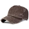 Unisex Boston Hole Washing Embroidery Baseball Caps Spring Autumn Outdoor Adjustable Casual Hats Sunscreen Hat Sports Cap