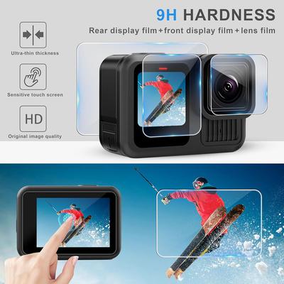 For GoPro Hero 13 Screen Protector Silicone Case Tempered Glass Protection Bag Lens Cover for Go Pro Hero 13 Black Accessories