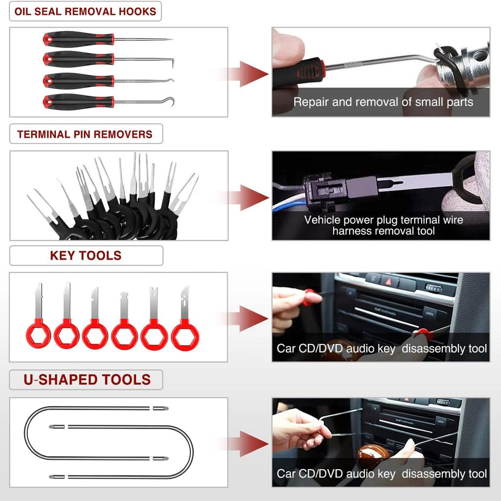 Car Audio Interior Modification And Disassembly Tool Kit