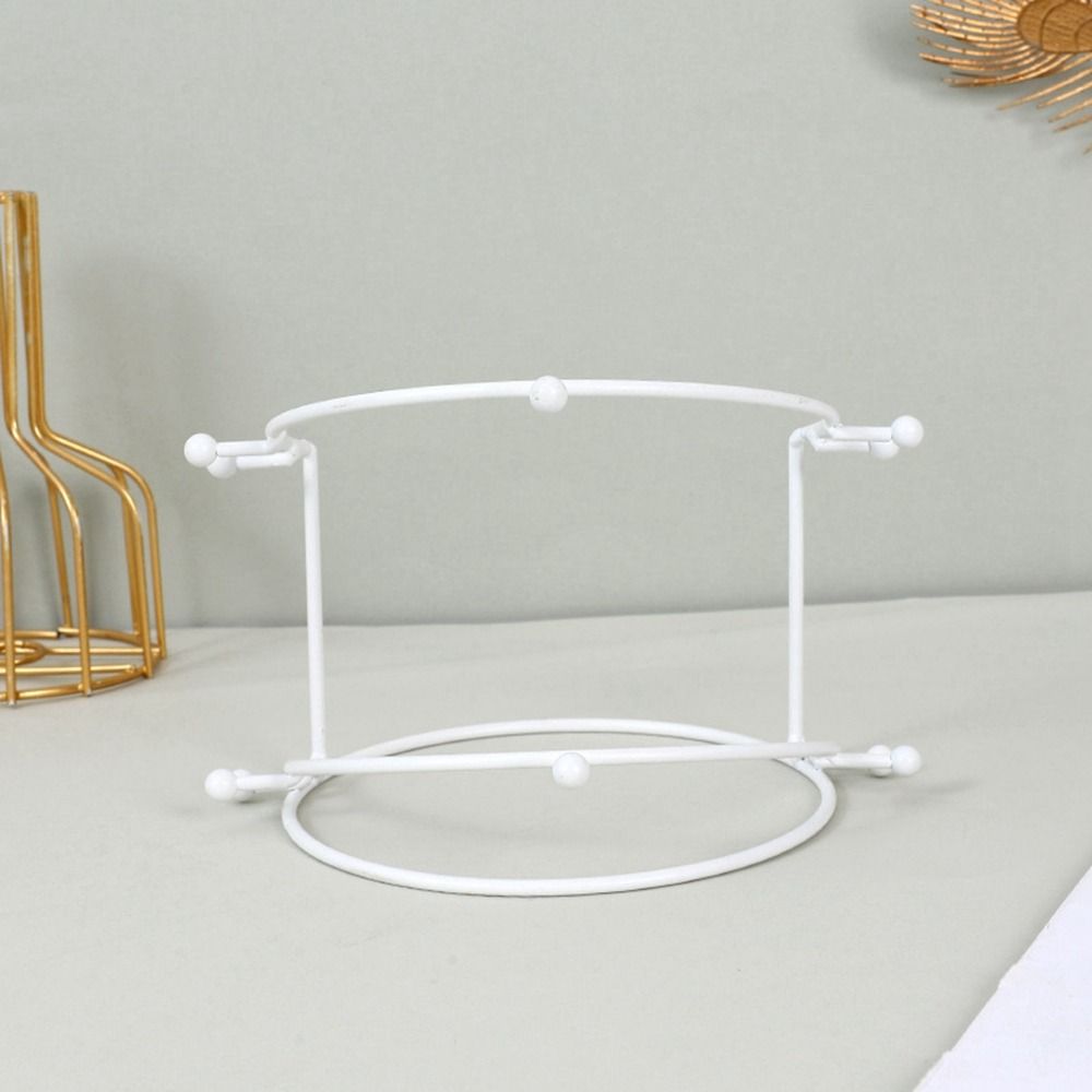 Gold Crown Stand Holder Three-tier Crown Headband Display Rack  for Bride Hair Accessiories