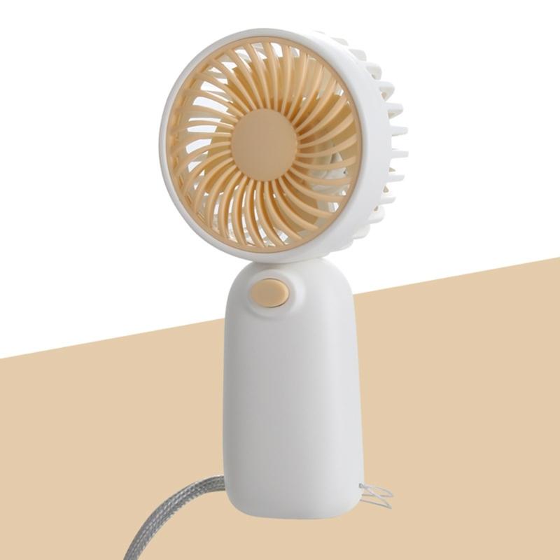 Rechargeable Pocket Fan Lightweight Portable Cooling Device For Office Camping Commuting With Silents Operations