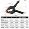Heavy Duty Nylon A Clip Plastic Spring Clamp Photography Background Woodworking Fast Fixing Tool