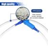Brake Fluid Bleeder Hose - 3.93 Ft Car Brake Bleeding Hose Oil Fluid Extractor Tool with Adapter - Universal Replacement Tube for Car Motorcycle