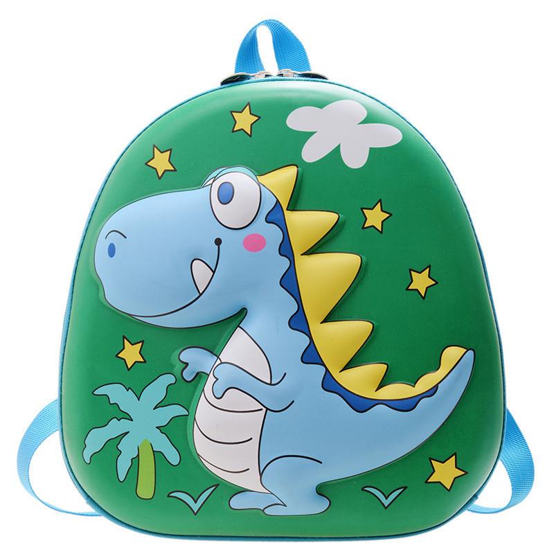 Lightweight Wear-resistant Anti-theft Shockproof Children's Backpack Dinosaur Design Polyester Fiber