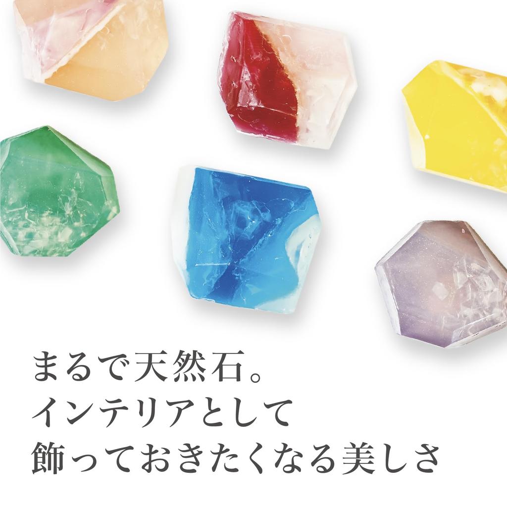 Fujiei Jewelry Jade Solid Face Hand Natural Pleasant Made in B-nature Soap, Soap, Fragrance, Wash, Wash, Gemstone, Stone, Fragrance, Vegetable-Based