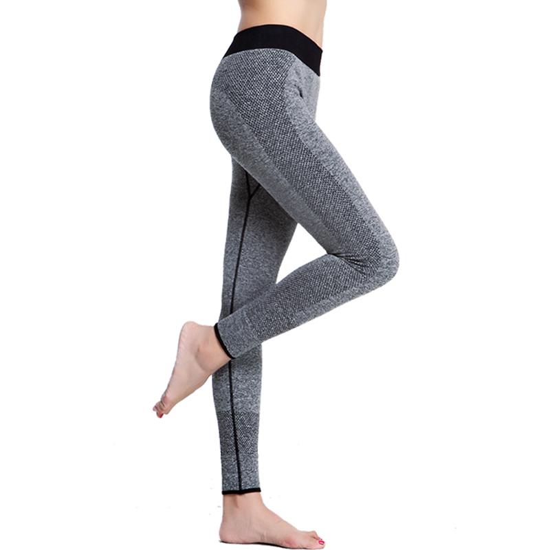 Quick Dry Bodybuilding Yoga Pants Women Trousers Ladies Breathable Jogging Gym Leggings Fitness Running Tight Pants