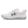 Under Armour Charged Assert 10 White Black Women Sneakers 3026179-104