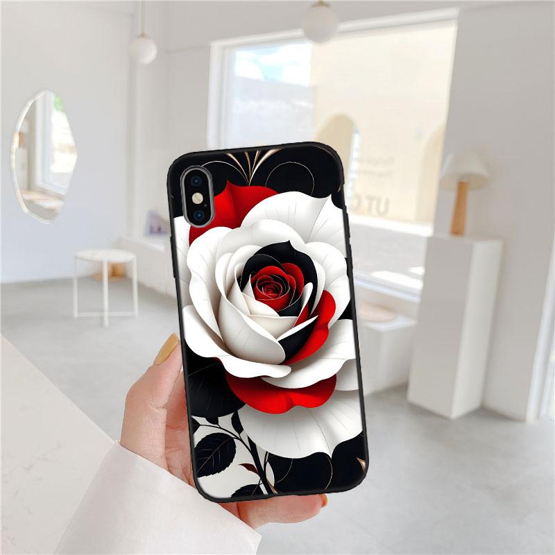 Beautiful Roses Flower Phone Case for Motorola Moto Edge Plus G54 E14 G04S G45 G54 G64S30 S50 X30 X40 X50 Ultra Pro Power
