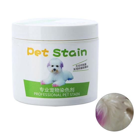 Haustierfarbe ohne Erhitzen Ungiftige Temporäre Haarfarbe Creme für Hunde Katzen Sichere Haut Seidige Lebendige Farben für Partys Fotos und Feiertage