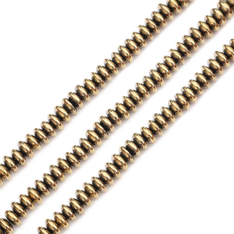 Handmade Nano-Plated Black Bile Beads: Round Electroplated DIY Jewelry Accessories