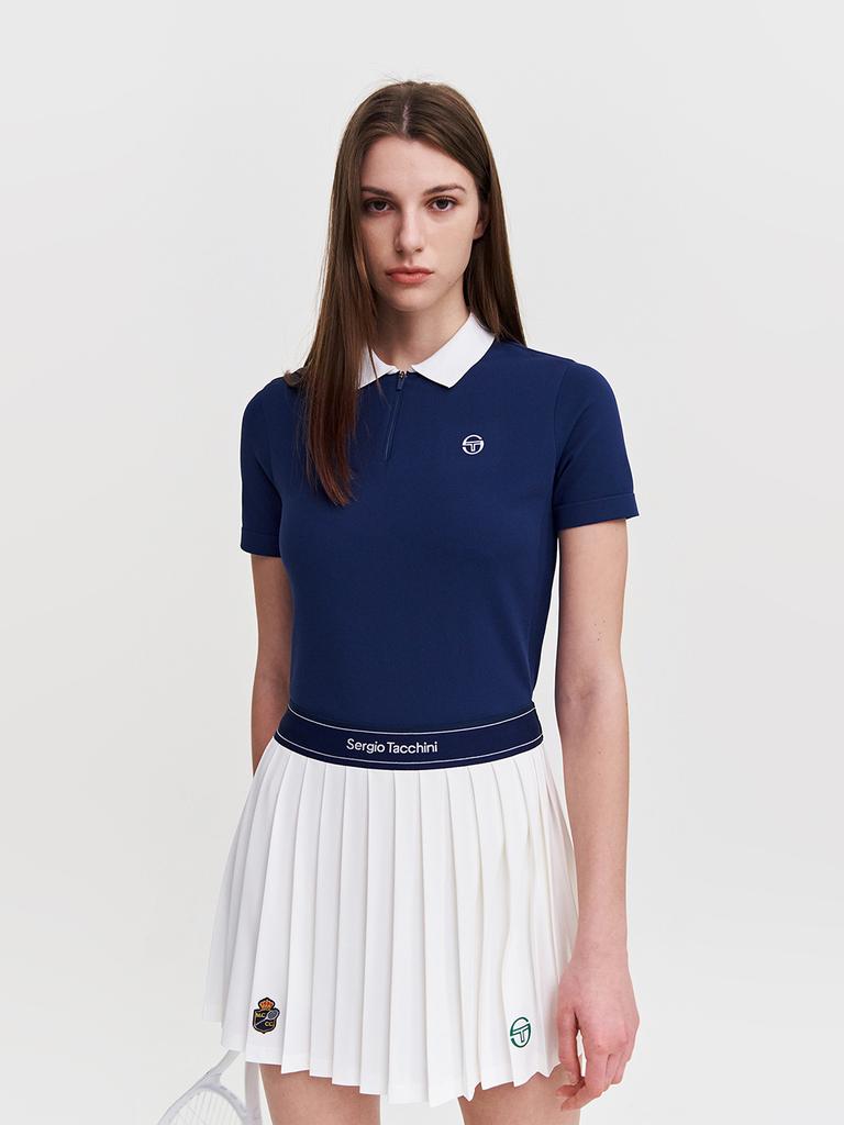 SERGIO TACCHINI W Essential Short Sleeve Polo Sweater