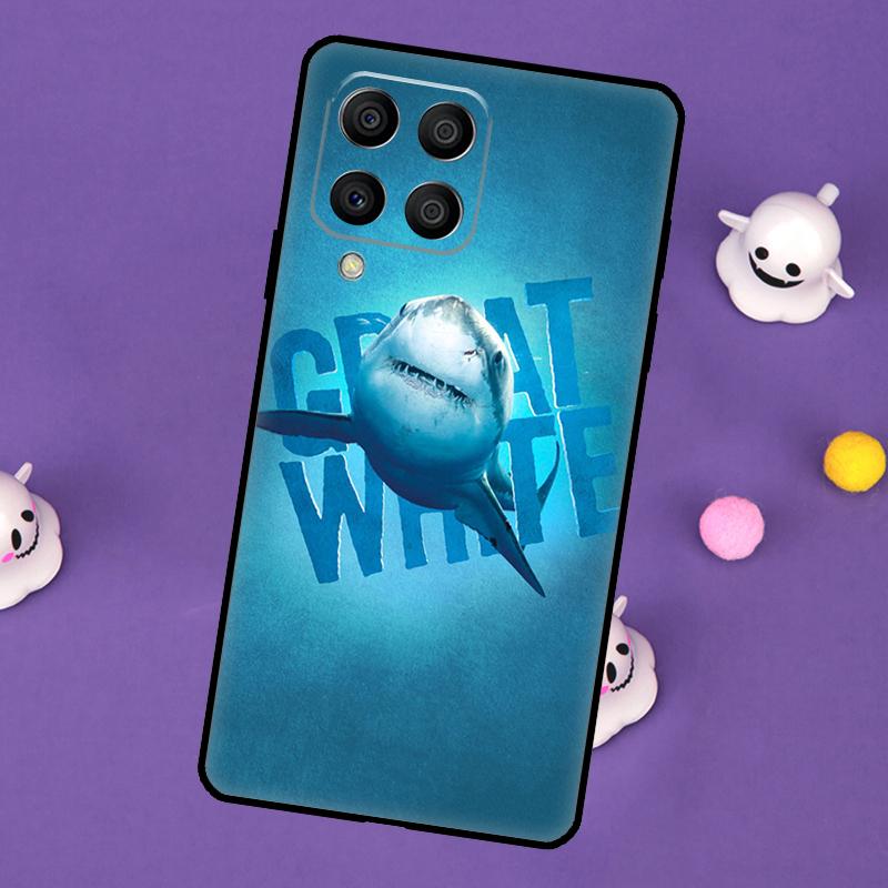 Shark and Killer Whale Cover For Samsung Galaxy M55 M15 M33 M13 M23 M53 M31 M51 M14 M34 M54 M20 M30s M52 M32 Case