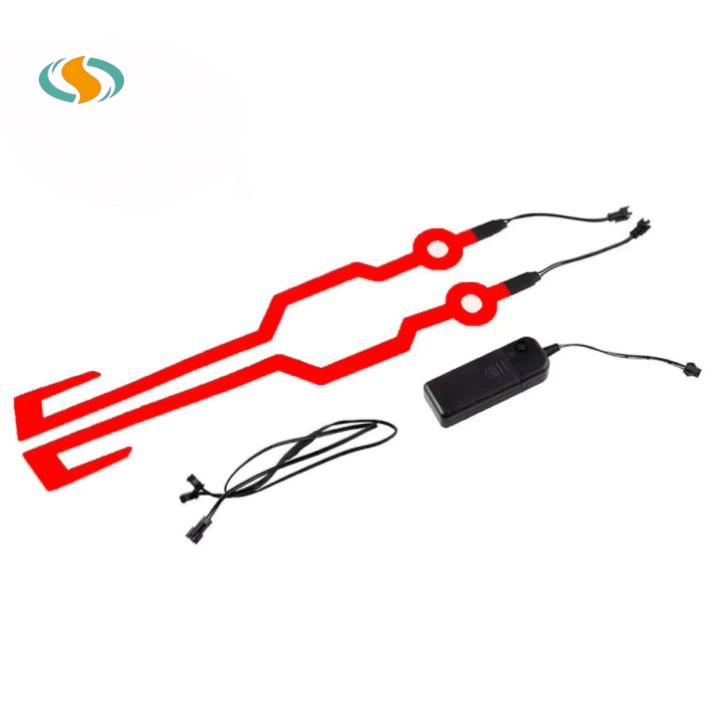 Motorcycle Helmet Night Light LED Light Strip Cool Decorative Light Strip Helmet General Modification Accessories красный