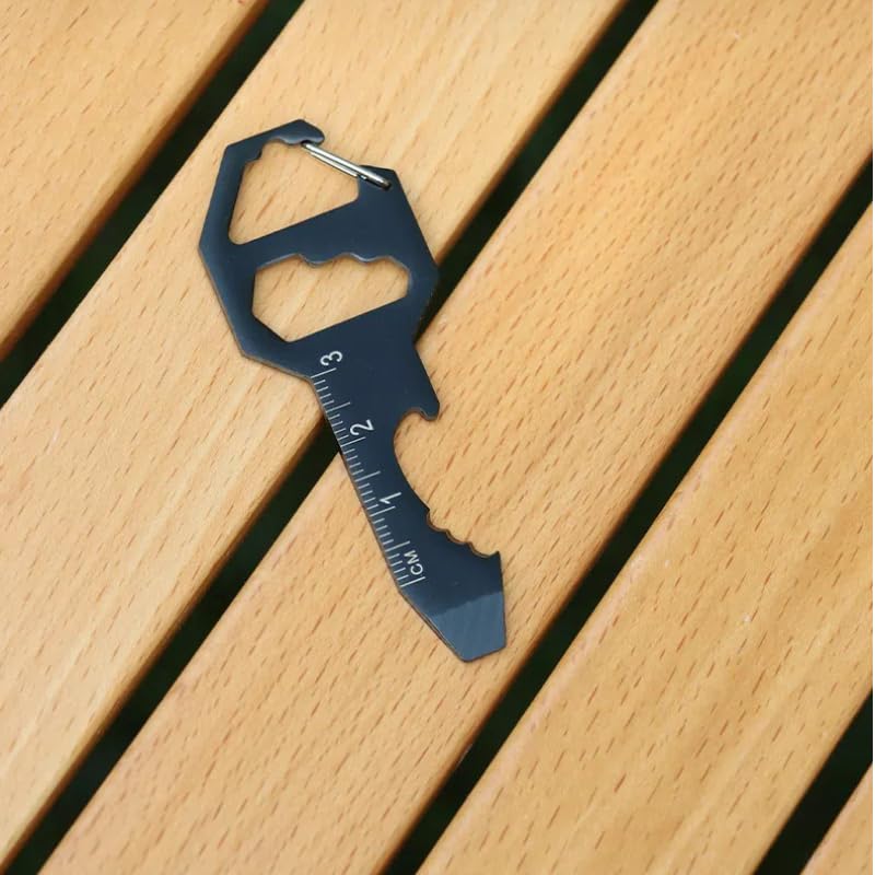 [LKHGCT] Multifunctional Stainless Steel Key Holder Pocket Multi-Tool Lightweight Small