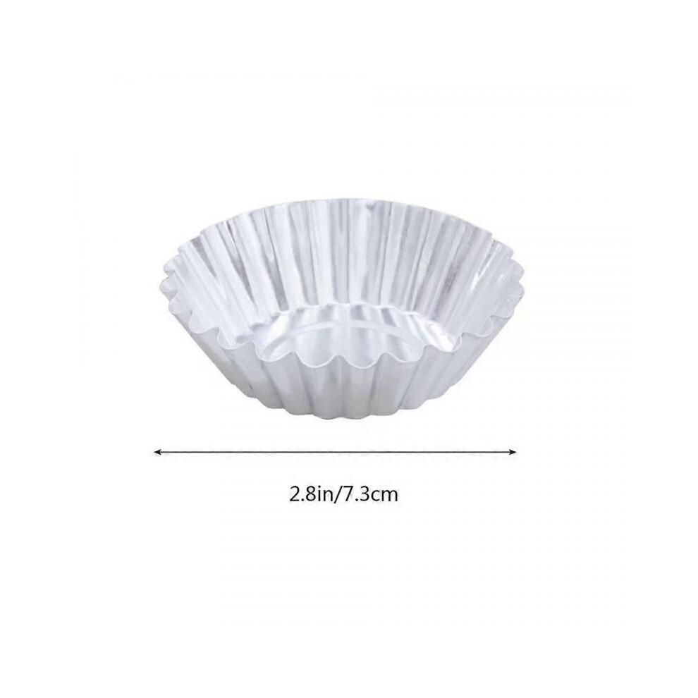 Tart Tins, 10 Pcs Reusable Egg Mold Baking Cups Pastry Muffin Molds for Tarts