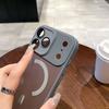 For iPhone 17 Pro Max Matte Transparent Magsafe Magnetic Wireless Charging Cover For iPhone 17 Air Lens Protection Phone Case