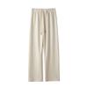 Wide-leg Pants Women's Spring and Autumn Velvet Lazy Narrow Version High Waist Drooping Casual Straight Imitation Cashmere Mopping Pants