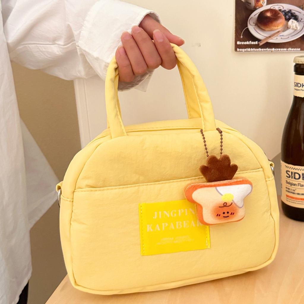 1/5 Pcs Creative Food Bread Doll Pendant Funny Food Toy Schoolbag Pendant Key Chain