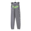 Conjunto de Moletom Unissex Plus Size Tendência com Estampa de Teia de Aranha CROSS SP5DER