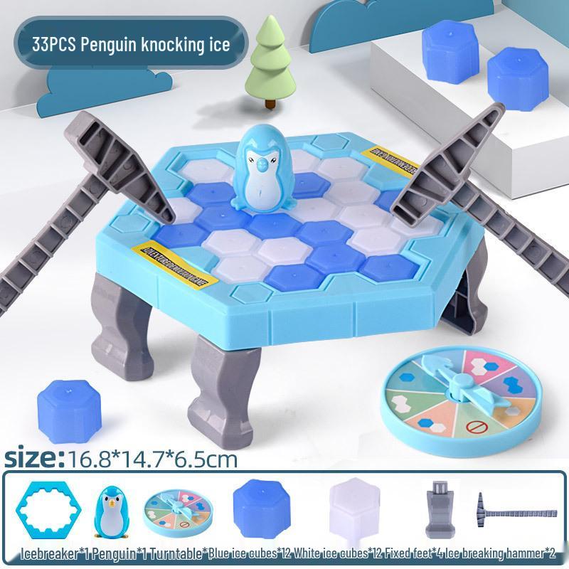 Save the Penguins Icebreaker Game: Educational Toy for Kids' Thinking Skills and Focus Development