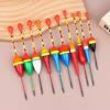 10Pcs Sensitivity Fishing Accessories 4.5/3/2.5/2.0/1.2/0.8/0.6G Light Stick Floats Fishing Floats Set Fishing Bobber Stick