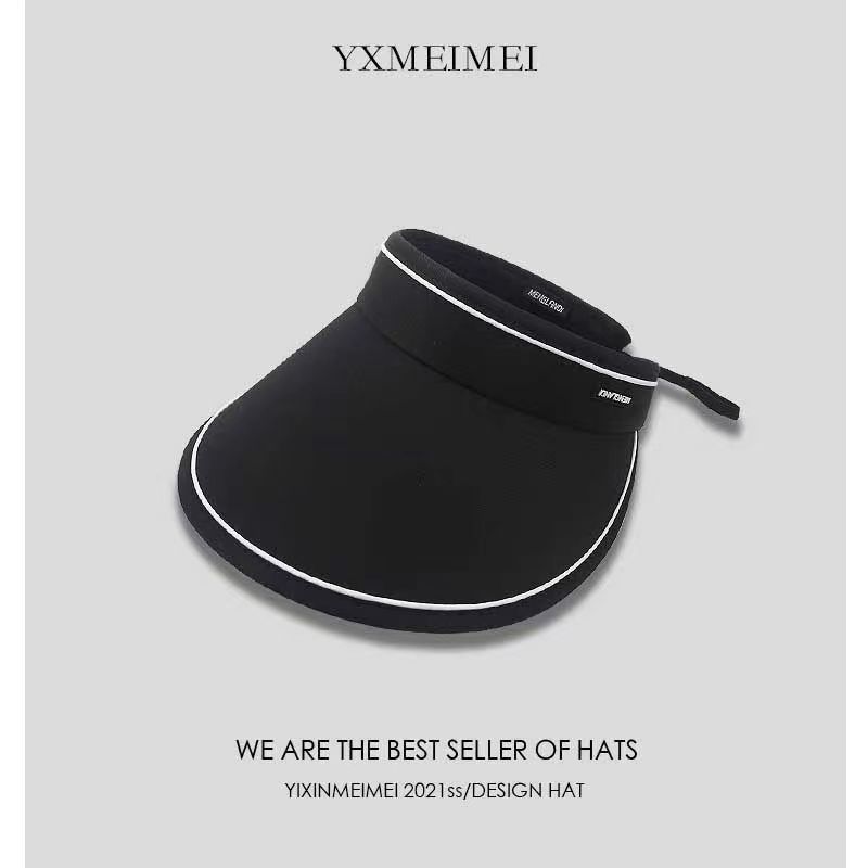 Empty top sun hat children summer sun protection hat year new face cover cycling anti-blow over