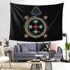 Salomon Kreis Goetia Wandteppich Dekor Kunst Ästhetische Wandteppiche für Wohnzimmer Schlafzimmer Zuhause Wandtuch Wandbehang