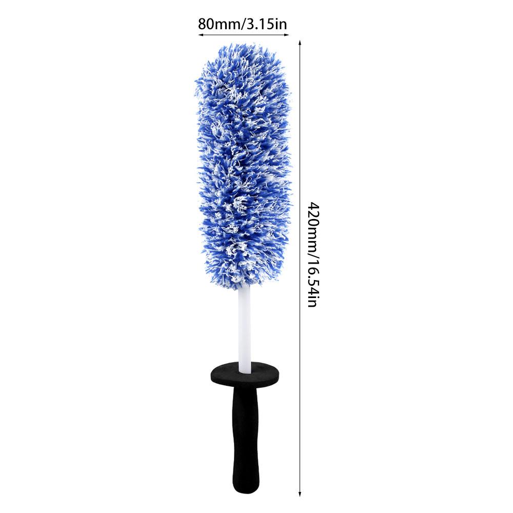 Car Wash Brush Car Wheel Cleaning Tool Wheels EVA Non-Slip Handle Easy To Cleaning Rims Spokes Wheel Barrel Car Accessories