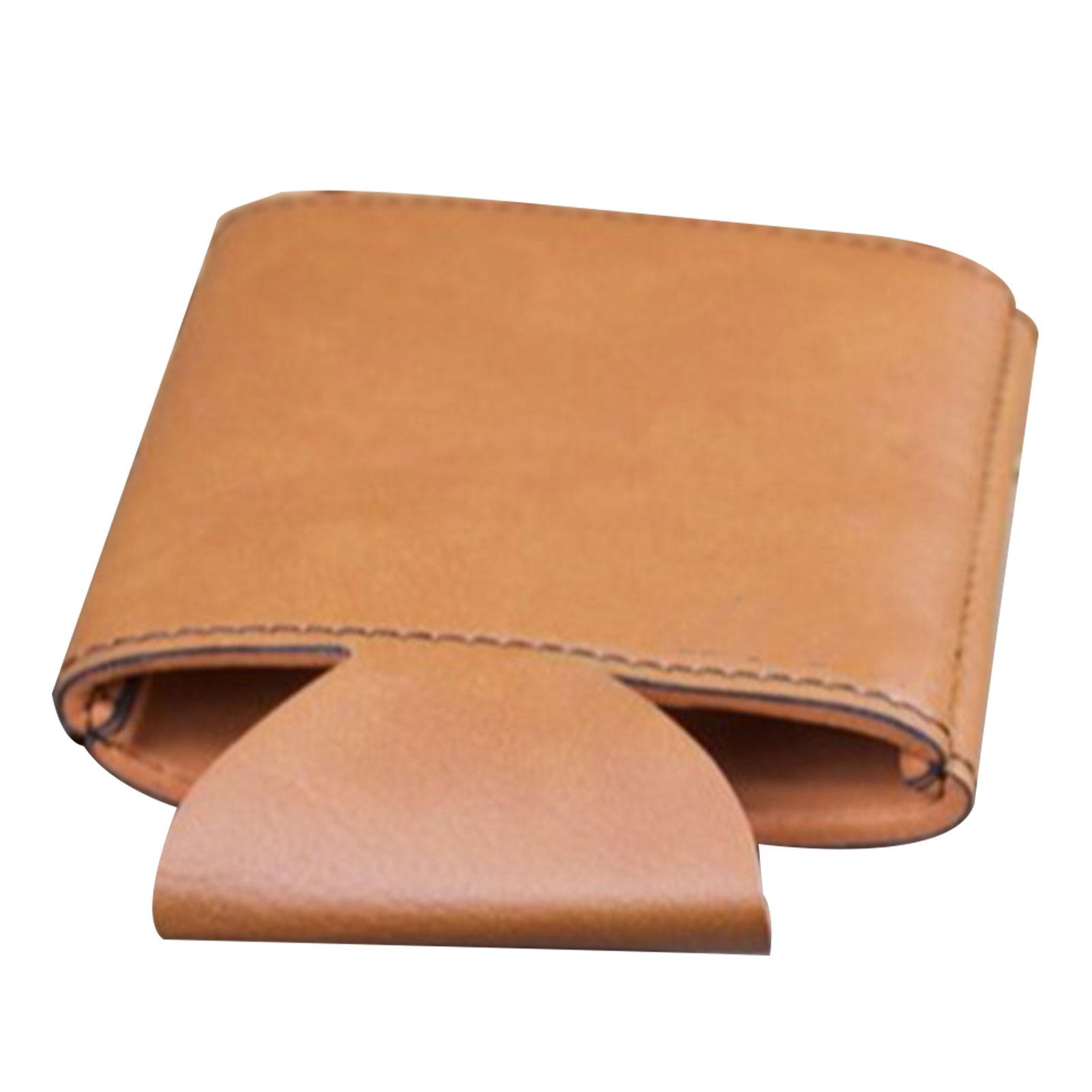 

Кожаный чехол для пивной бутылки, изоляционный чехол для напитков, горячих и холодных банок с газировкой или бутылок с водой и т. д. коричневый