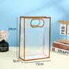 Transparent Plastic Gift Bag with Handle Reusable PP Material Packaging Bag Suitable for Weddings Valentine's Day Birthday Parties Business Occasions
