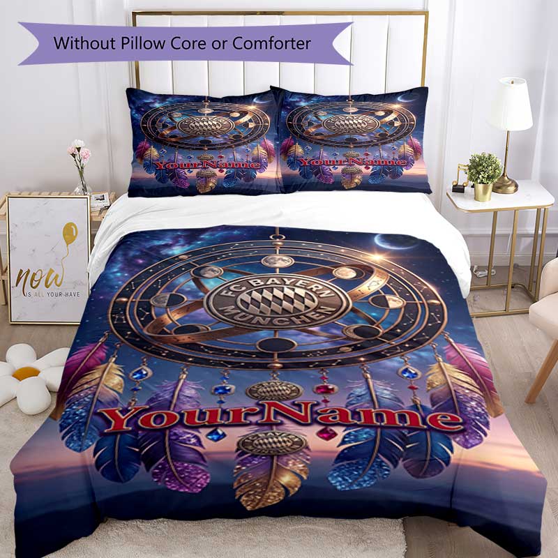 Fc Bayern München 19 Customize your name Bedding Set Breathable Duvet Cover with Pillowcases Home Decoration Birthday Gift
