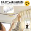 16.4 ft Flexible Ceiling Wall Mounted Curtain Track Rail Bendable Plastic Steel Design Room Divider Rail Sliding Rods
