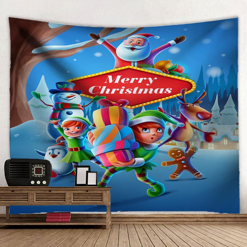 Christmas Balls And Snow Wall Hanging Tapestry Christmas Wall Hanging Tree Wall Hanging Gorgeous Christmas Tree Fireplace Gifts