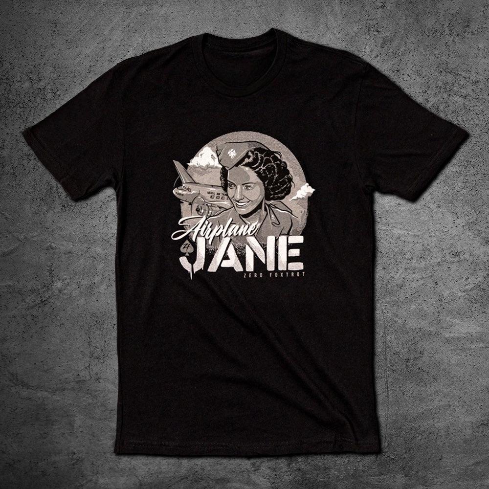 

Airplane Jane Tee Military Training Tactical Casual Tshirt Mens and Womens Luxury Brand Top S