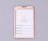 Office Metal Work Identity Badge ID Card Holder Aluminium Alloy Employee Name Cover Business Case Credit Card Holder Wallet